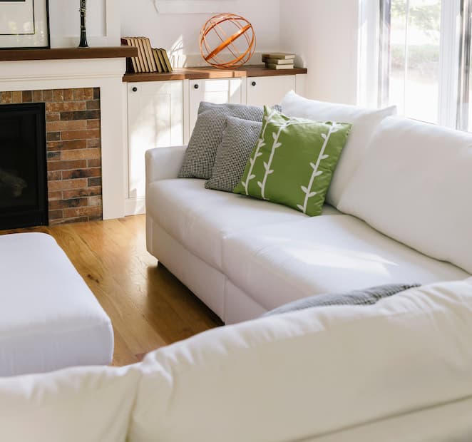 cleaned living room by Maid Bright